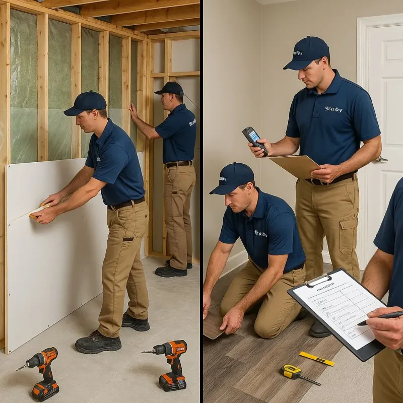 Repairs and Reconstruction process in Kinsley, KS